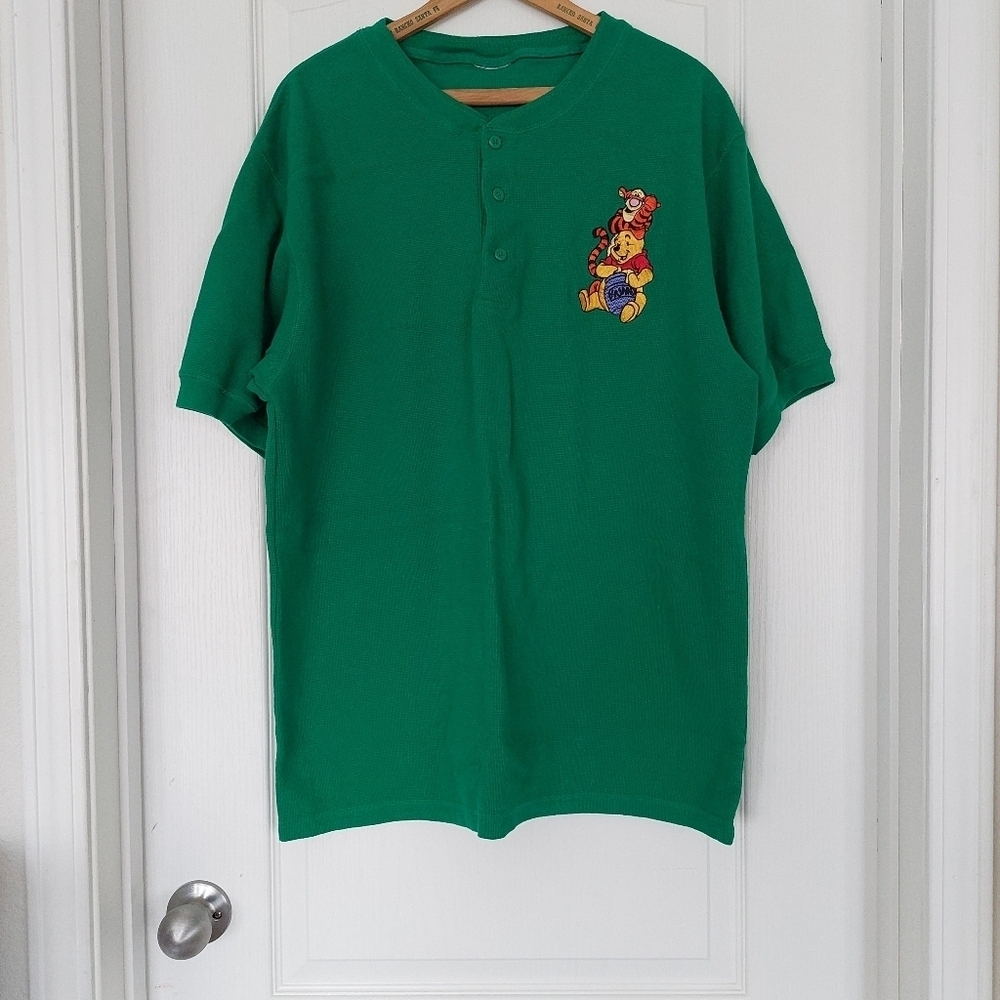 Disney Store Winnie Pooh‎ Shirt Green Size XL/XXL